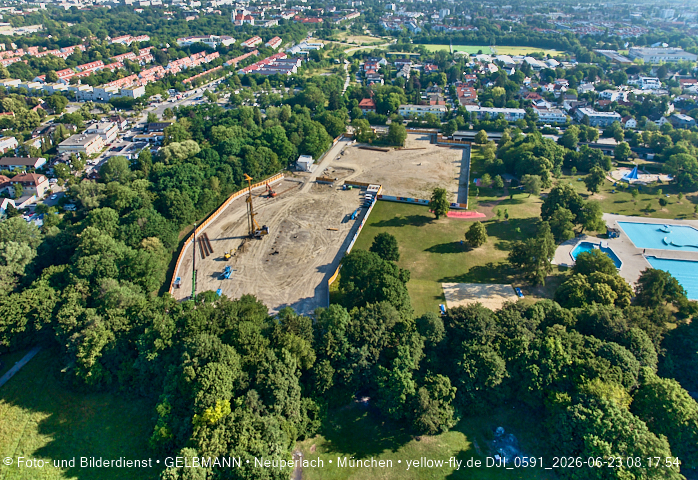 23.06.2026 - Geothermiebaustelle und Ostpark in Berg am Laim