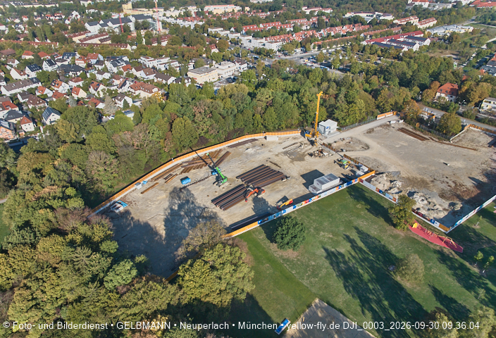 30.09.2026 - Geothermiebaustelle und Herbst im Ostpark