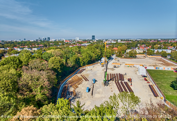 30.09.2026 - Geothermiebaustelle und Herbst im Ostpark