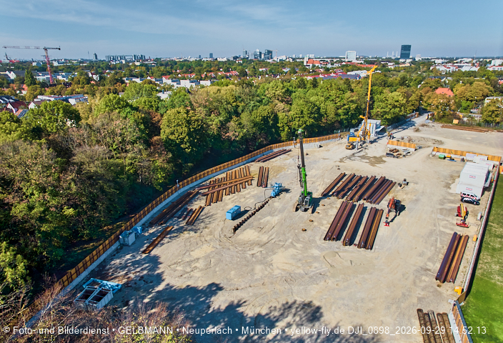 30.09.2026 - Geothermiebaustelle und Herbst im Ostpark