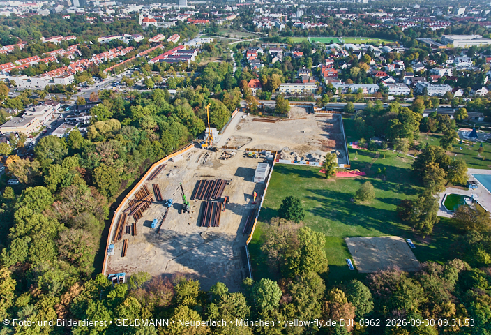30.09.2026 - Geothermiebaustelle und Herbst im Ostpark