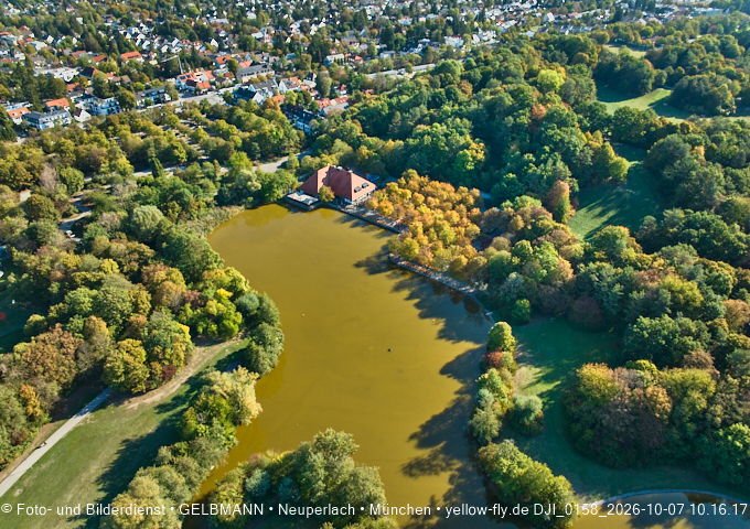 07.10.2026 - Geothermie-Baustelle und Ostpark mit See in Berg-am-Laim
