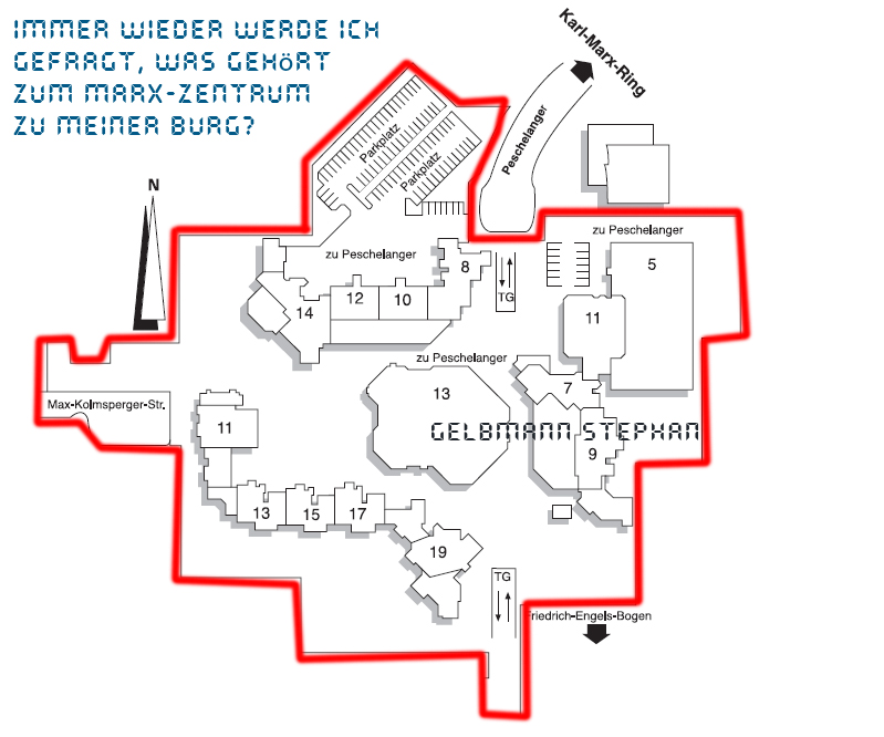 Marx-Zentrum Grundriss